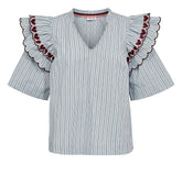 Numph Nuditty Blouse - Floaty Blue