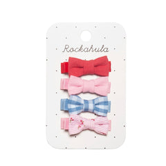 Rockahula Kids Cherry Gingham Mini Bow Clips