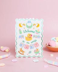 Ricicle Cards Welcome To The World New Baby Card
