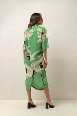 One Hundred Stars Rachel Dress Stork Pea Green