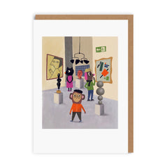 Ohh Deer - Art Gallery Animals Greeting Card