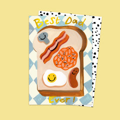 Eleanor Bowmer Best Dad Fry Up Card