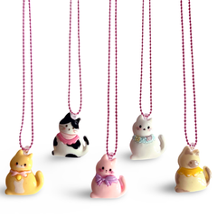 Kawaii Cat Necklace I Kids Necklace I Cat Necklace Handmade