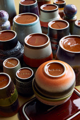 HKliving 70's Ceramics Cappuccino Mug - Eclipse