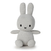 Miffy Corduroy Bunny - Soft Grey