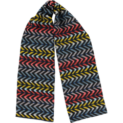 Quinton & Chadwick - Large Zig Zag Scarf in Sea Coral