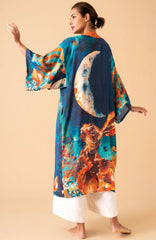 Powder Design - Hare and Moon Kimono Gown Midnight