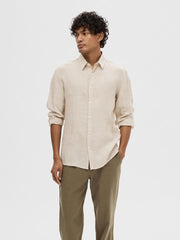 Selected Homme Linen Shirt - Pure Cashmere