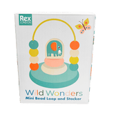 Rex Mini Bead Loop and Stacker Toy - Wild Wonders