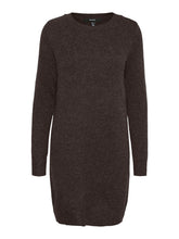 Vero Moda Doffy Dress - Chocolate Torte/Black