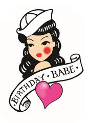 Sooshichacha Sister Tattoo Birthday Card