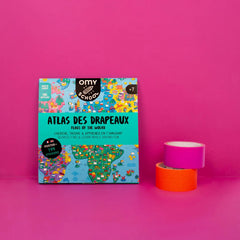 OMY-Maison Giant Poster - Atlas Flags of The World