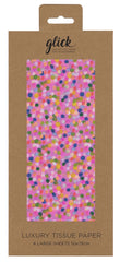 Glick Spotty Pink Tissue Paper