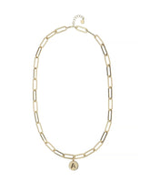 Shesra Initial Gold Necklace