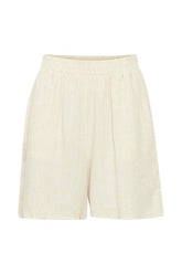 Fransa Juna Linen Shorts Birch Melange