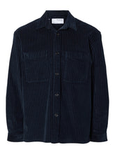 Selected Homme Peter Corduroy Overshirt - Sky Captain