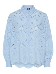 Pieces Vilde Shirt - Cashmere Blue