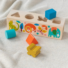 Rex - Wooden shape sorter - Wild Wonders