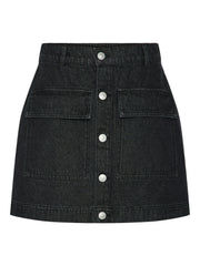 Pieces Chrissy Skirt - Black Denim