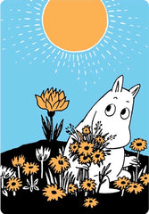Moomin Picking Flowers Card