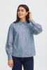 Fransa Yara Shirt - Blue Blizzard Stripe