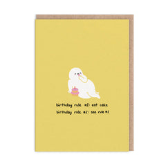 Ohh-Deer Birthday Rule Card