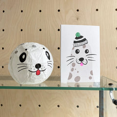 Petra Boase Japanese Paper Balloon Card - Seal