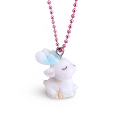 90's Fuzzy Deer Necklace – Kawaii