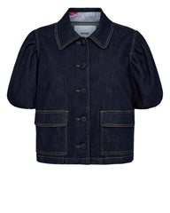 Numph Nualetta Shirt - Dark Blue Denim