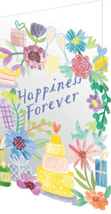 Roger La Borde Lasercut Pastel Happiness Forever Card