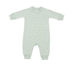 Bob & Blossom - Moss Grey & White Spot Print All-In-One