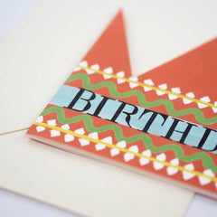 Hadley Birthday King Party Hat Card