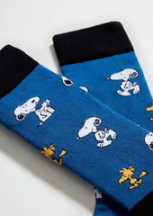 Peanuts - Be Snoopy Blue Organic Cotton Socks