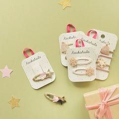 Rockahula Kids Frosted Shimmer Xmas Tree Clips