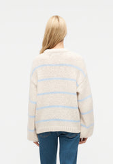 Vero Moda Maybe O-Neck Pullover - Birch/ Oatmeal