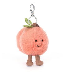 Jellycat Amuseables Peach Bag Charm