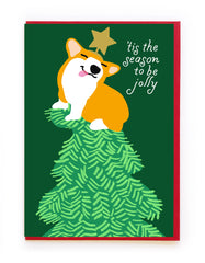 Noi Publishing- ‘Tis The Season To Be Jolly Corgi Christmas Card