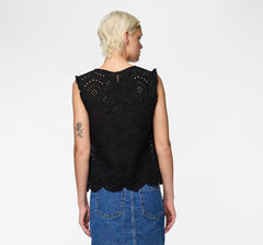 Pieces Vilde Top - Black