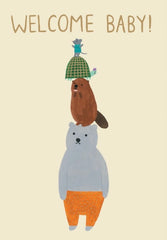Roger La Borde Toy Tower Greeting Card