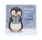 Jellycat Peanut Penguin’s Perfect Present Book