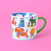 Eleanor Bowmer Christmas Dogs Mug