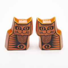 Magpie Gifts - Hornsea Cat Cruet Set - Orange