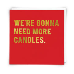 Redback Card - More Candles