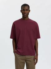 Selected Homme Loose Oscar T-Shirt - Tawny Port