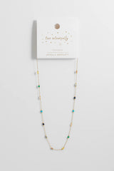 Estella Bartlett Wellness Mixed Gemstones Bead Necklace