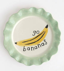 Caroline Gardner Pale Blue Banana Plate
