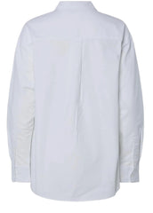 Pieces Poppy Loose Shirt - Bright White