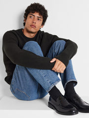 Selected Homme Dane Crew Neck Jumper - Black