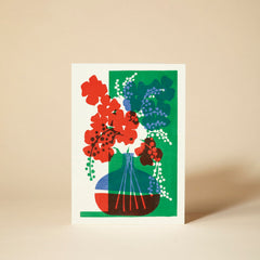 Pressed And Folded Flora 2 Greeting Card