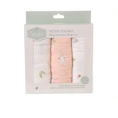 Ziggle Baby Muslin Square Set - Bunnies